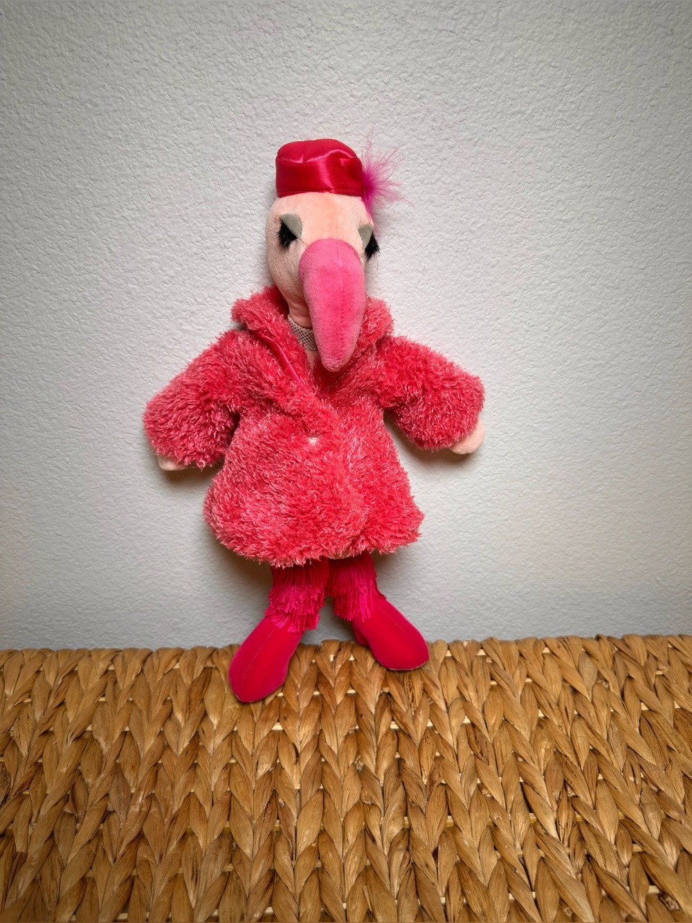 Jellycat Med Furcoat Flamingo / BNWT / Retired & Extremely HTF